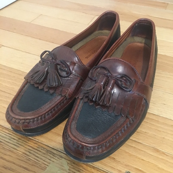 Johnston & Murphy Mens Leather Tassel Loafer
